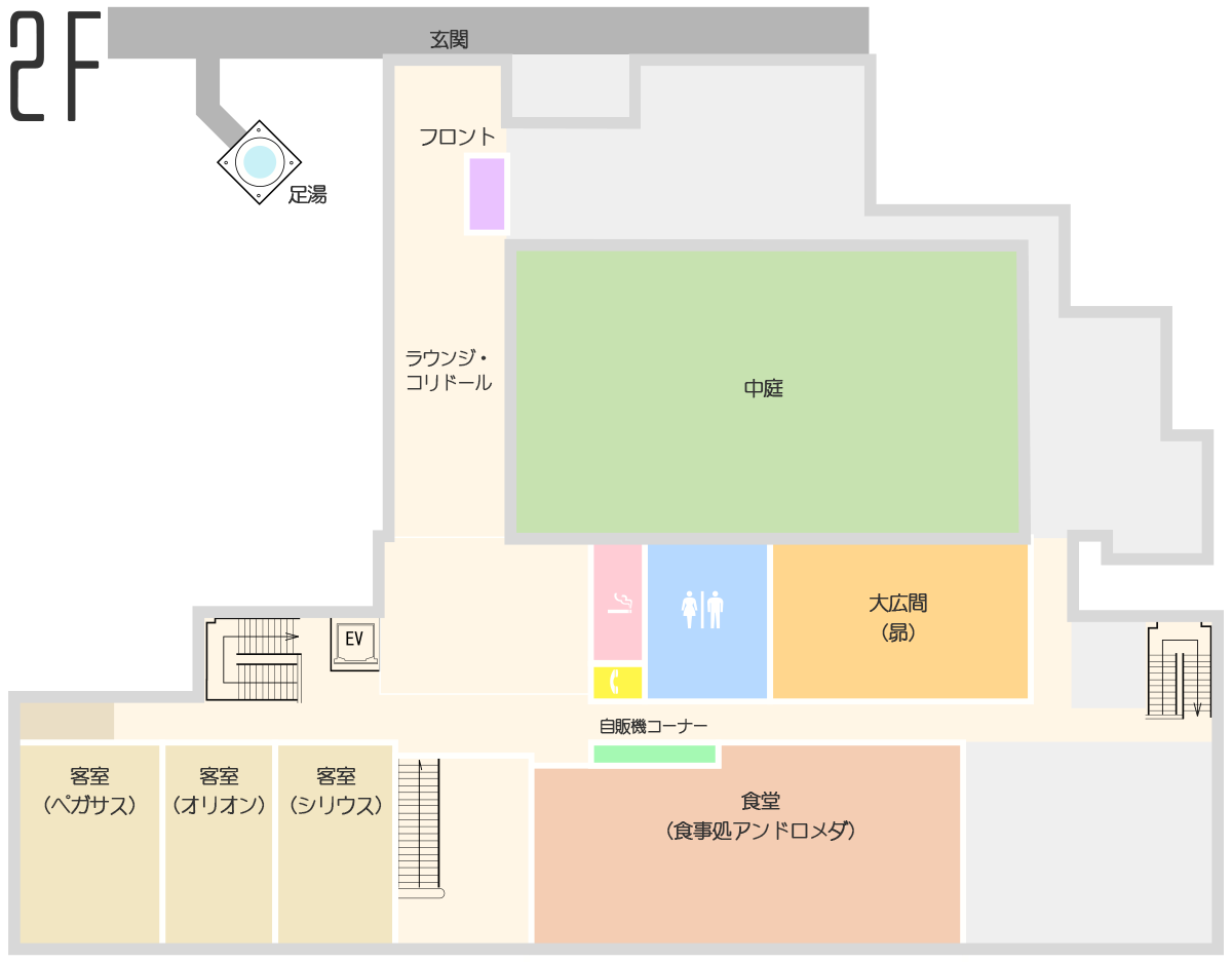 1F フロアマップ