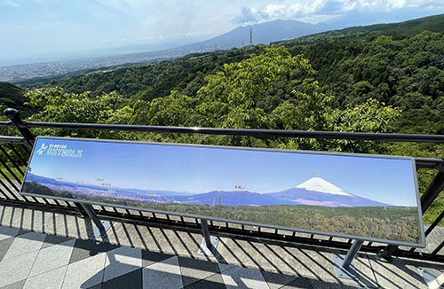 雲がなければ、こんなパノラマが見えます。
