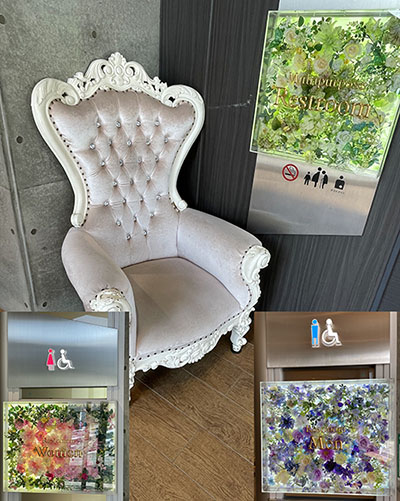 エレガントなラグジュアリートイレのエントランスもステキ＾＾