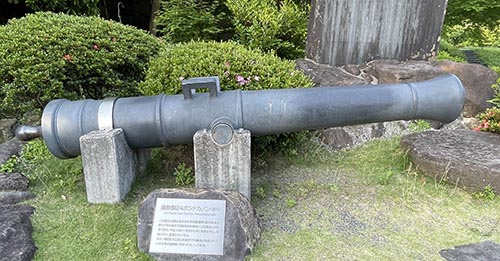 鋳鉄製24ポンドカノン（復元）