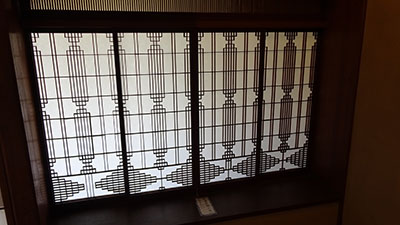 障子がおしゃれ。