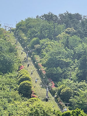 小室山のリフト