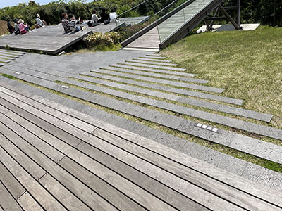 テラスは、こんな感じ。