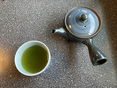 静岡のお茶で〆